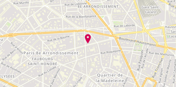 Plan de Optic Duroc, 22 Rue la Boétie, 75008 Paris