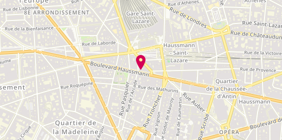 Plan de Alain d'Affelou, 82 Boulevard Haussmann, 75008 Paris