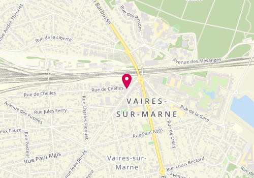 Plan de L'Atelier Optique, 10 avenue Jean Jaurès, 77360 Vaires-sur-Marne
