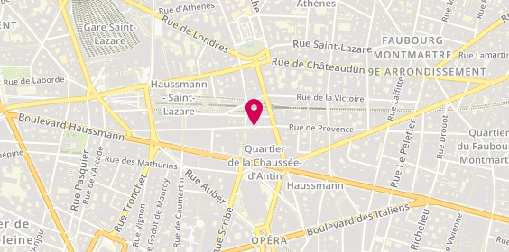 Plan de Optical Service, 76 Rue de Provence, 75009 Paris
