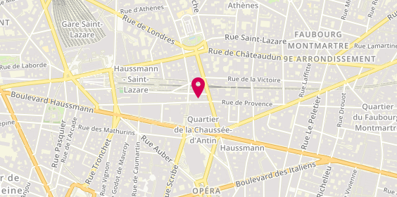Plan de Optique de Paris, 74 Rue de Provence, 75009 Paris