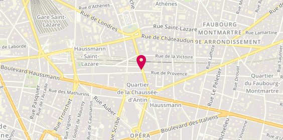 Plan de Milo Service Optique, 33 Rue de la Chau. d'Antin, 75009 Paris
