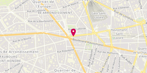 Plan de Optique de la Pépinière, 33 Rue de la Pépinière, 75008 Paris