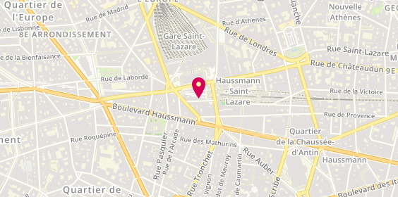 Plan de Optic Haussmann, 6 Rue de l'Isly, 75008 Paris