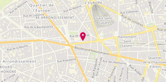 Plan de Optical Center, 18 Rue Pépinière, 75008 Paris