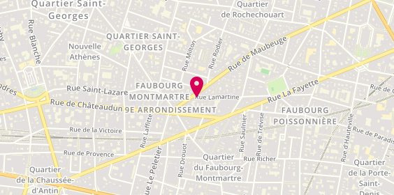 Plan de Maruthan Optic, 23 Rue Lamartine, 75009 Paris