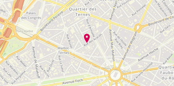 Plan de L'Opticien 17, 15 Rue des Acacias, 75017 Paris