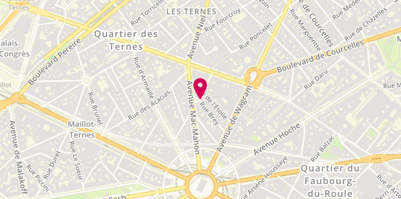Plan de Elysées Optique, 32 Rue Brey, 75017 Paris