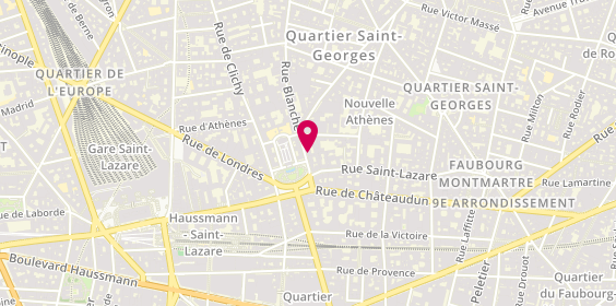 Plan de Optique d'Orves, 8 Rue Blanche, 75009 Paris