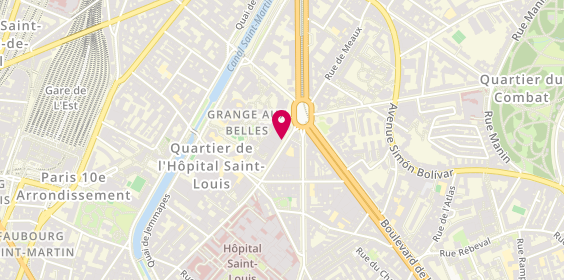 Plan de Opti'Sons, 65 Rue de la Grange Aux Belles, 75010 Paris