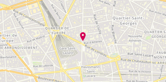 Plan de Grandoptical, 38 Rue d'Amsterdam, 75009 Paris