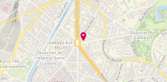 Plan de Les Kilouchettes, 3 Avenue Mathurin Moreau, 75019 Paris