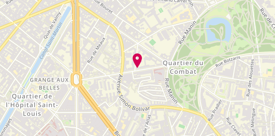Plan de Optic Expert, 39 avenue Mathurin Moreau, 75019 Paris