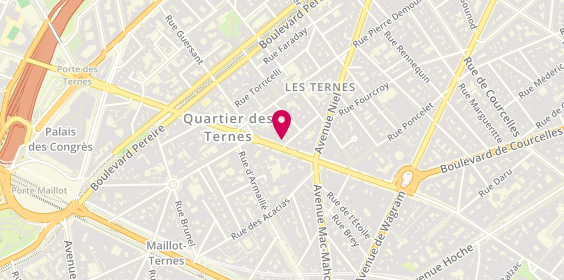 Plan de Jimmy Fairly, 44 avenue des Ternes, 75017 Paris