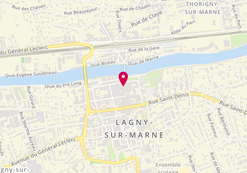 Plan de Optique de la Marne, 14 Rue du Chemin de Fer, 77400 Lagny-sur-Marne
