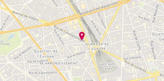 Plan de Tout Yeux Tout Oreilles, 7 Rue de Constantinople, 75008 Paris