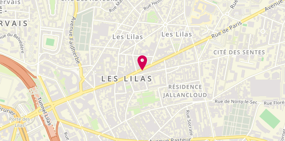 Plan de Krys, 118 Rue de Paris, 93260 Les Lilas