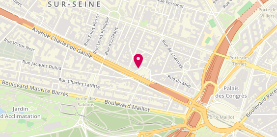 Plan de Audioreil, 16 place du Marché, 92200 Neuilly-sur-Seine