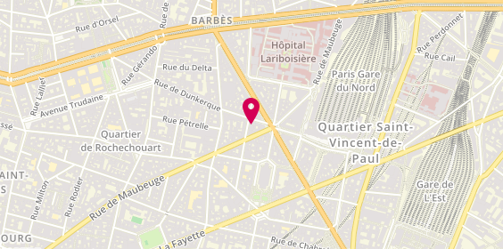 Plan de Azday Optic, 39 Rue de Dunkerque, 75010 Paris