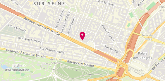 Plan de Optique Guez, 48 avenue Charles de Gaulle, 92200 Neuilly-sur-Seine