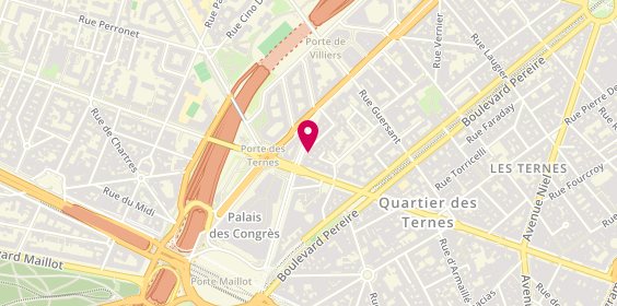 Plan de Sos Optique, 25 Rue Ruhmkorff, 75017 Paris