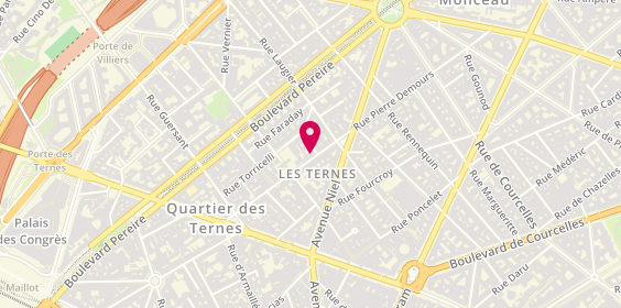 Plan de Actuel Regard, 25 Rue Pierre Demours, 75017 Paris