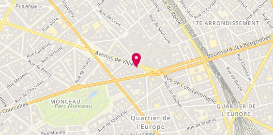 Plan de Retine et Pupille Opticiens, 5 avenue de Villiers, 75017 Paris