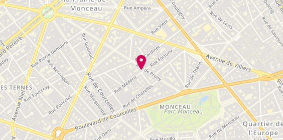 Plan de Optique Prony, 43 Rue de Prony, 75017 Paris