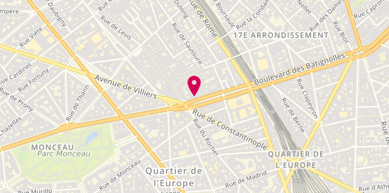 Plan de Batignolles Optique Paris, 98 Boulevard des Batignolles, 75017 Paris