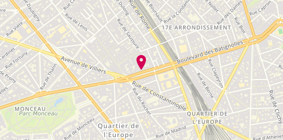 Plan de Optical Center, 88 Boulevard des Batignolles, 75017 Paris