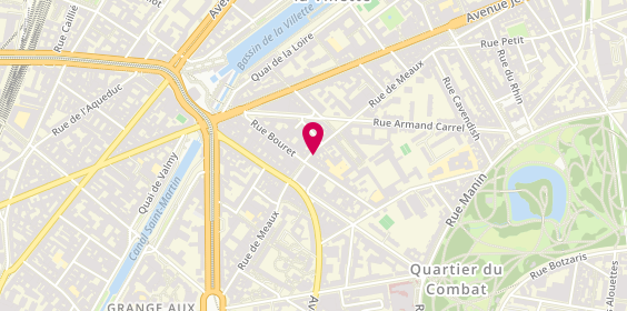 Plan de Optic’All Avenue - Paris 19, 54 Rue de Meaux, 75019 Paris