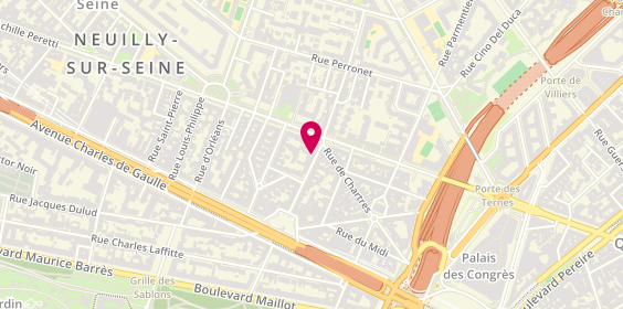 Plan de Alain Afflelou, 25 Rue Madeleine Michelis, 92200 Neuilly-sur-Seine