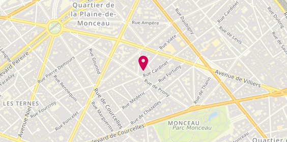 Plan de Optik’Ange, 37 Rue Cardinet, 75017 Paris