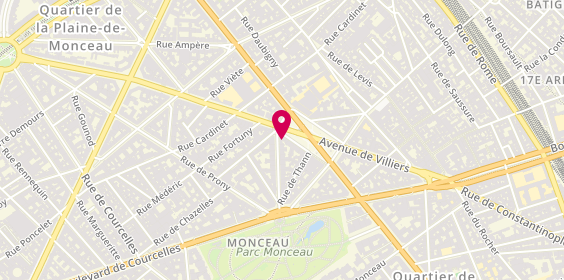 Plan de Optikid Paris 17, 20 Rue de Phalsbourg, 75017 Paris