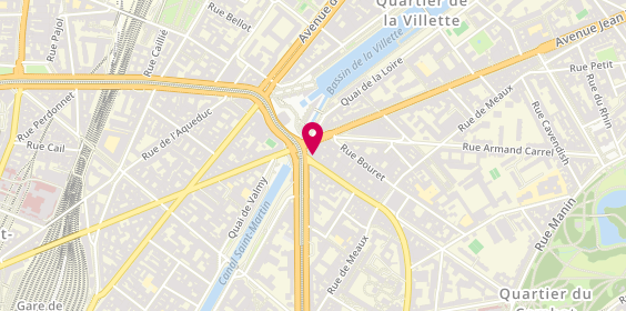Plan de Générale d'Optique, 1 avenue Secrétan, 75019 Paris