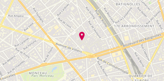 Plan de Regard de Levis, 39 rue de Lévis, 75017 Paris