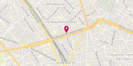 Plan de Optique Olivier Pancer, 38 Boulevard des Batignolles, 75017 Paris