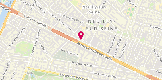Plan de Hector Les Opticiens Brack, 128 avenue Charles de Gaulle, 92200 Neuilly-sur-Seine