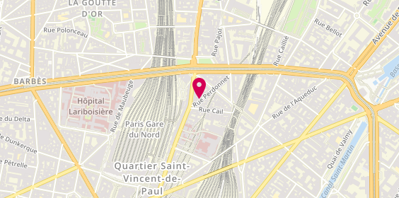 Plan de Sja Optic, 5 Rue Perdonnet, 75010 Paris