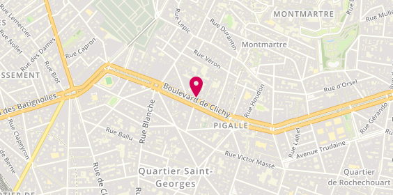 Plan de Optique Hazan, 56 Boulevard Clichy, 75018 Paris
