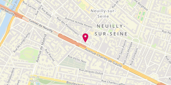 Plan de Optic Duroc - Opticien - Neuilly, 130 Bis avenue Charles de Gaulle, 92200 Neuilly-sur-Seine