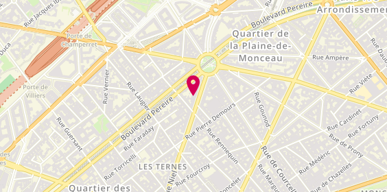 Plan de Optical Center, 87 avenue Niel, 75017 Paris