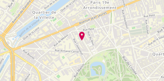 Plan de Les Créateurs Opticiens, 27 avenue de Laumière, 75019 Paris
