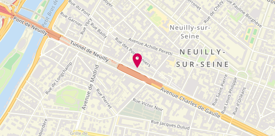 Plan de Optical Discount, 144 avenue Charles de Gaulle, 92200 Neuilly-sur-Seine