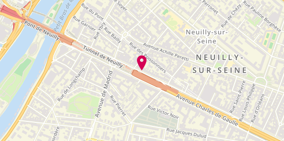 Plan de Optical Center, 152 avenue Charles de Gaulle, 92200 Neuilly-sur-Seine