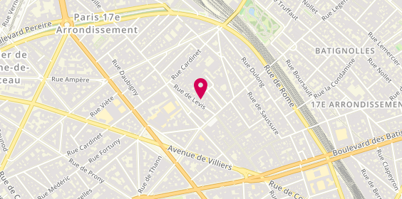 Plan de Optical.com, 72 rue de Lévis, 75017 Paris
