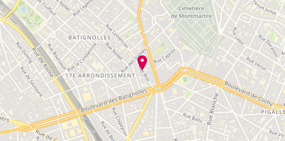 Plan de Eyeshowroom, 18 Rue Biot, 75017 Paris