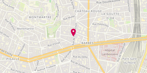 Plan de Optic 2000, 11 Rue de Clignancourt, 75018 Paris