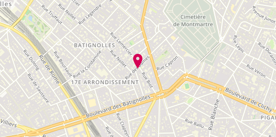Plan de Must Optic, 13 Rue des Dames, 75017 Paris