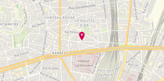 Plan de L.M.S, 24 Rue Goutte d'Or, 75018 Paris